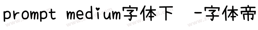 prompt medium字体下载字体转换